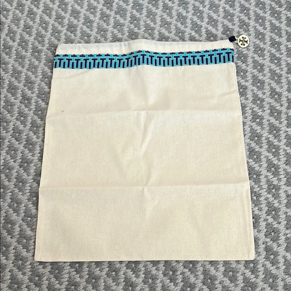 Tory Burch Dust Bag with Blue Trim